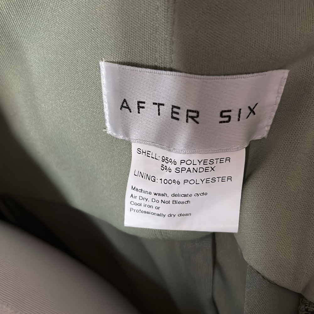 After Six Green Backless Slit Maxi Gown - Picture 9 of 9